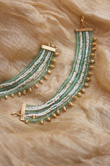 Green Leaf Ear chain