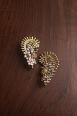 Kundan Peacock Ear Cuff