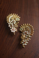 Kundan Peacock Ear Cuff