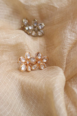 Kundan AD Flower Studs