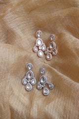 Kundan Drop Chime Earrings