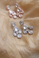 Kundan Drop Chime Earrings