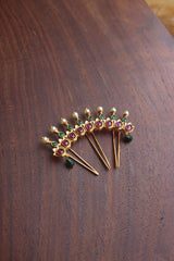 Mandala Pearl Comb Pin