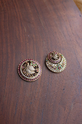 AD Bird Sun Moon Hair Accessory