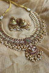 Crescent Chaand Necklace Set