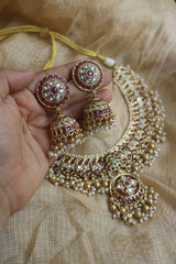 Crescent Chaand Necklace Set