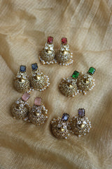 AD Dull Gold Jhumkas