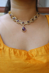 Tilak Squares AD Close Neck Set