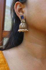 AD Dull Gold Jhumkas