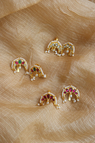 Jadau Chaand Bugadi Top Clip Earrings