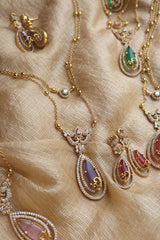 AD Two Layer Tilak Long Chain Set