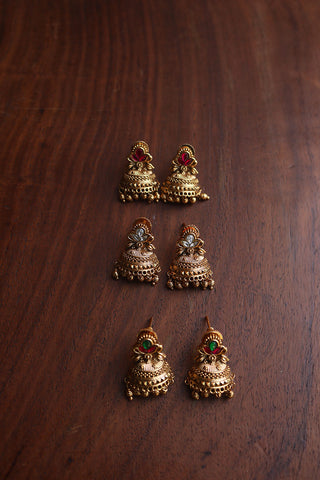 Little Jadau Gopuram Earrings