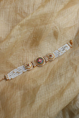 Jadau Kundan Flower Bracelet