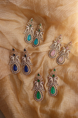 AD Peacock Aaina Earrings