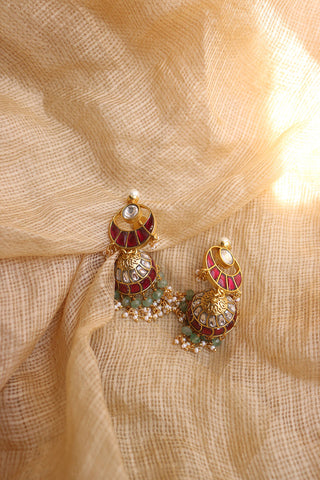 Circle Jadau Jhumkas
