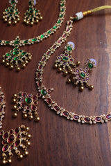 Oval Close Neck Set