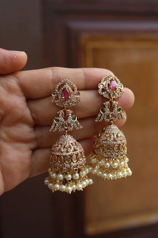 AD Birdie Jhumkas
