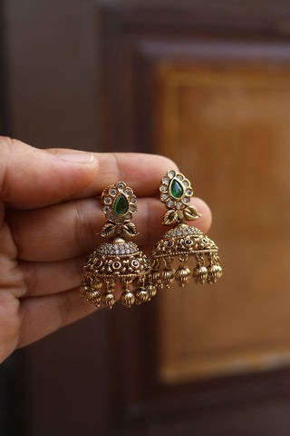 Small leaf Jhumkas