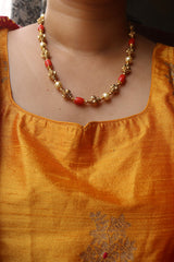Coral Pearl maala
