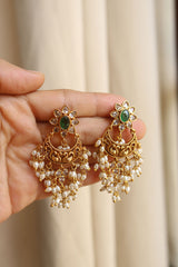 Peacock Green Small Chaandbalis