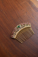 AD Emerald Comb Pin