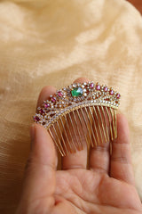 AD Emerald Comb Pin