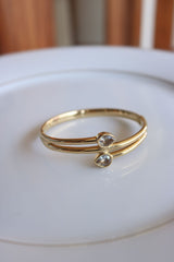 Gold Wrap Stone Kada