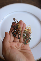Big Butterfly Cutwork Studs