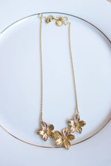 Tri Flower Necklace