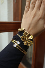 Gold Wrap Stone Kada