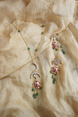 Chaand Meen Jadau Chain Set