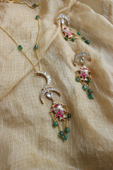 Chaand Meen Jadau Chain Set