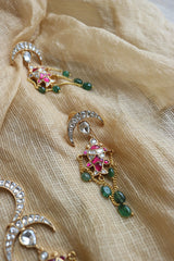 Chaand Meen Jadau Chain Set