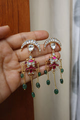 Chaand Meen Jadau Chain Set