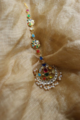 Jadau Multicolor Choti (Hair Accessory)