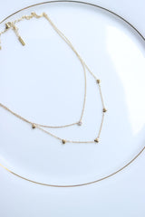 Dainty Layer Hearts Necklace