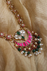 Long Lotus Flower Necklace
