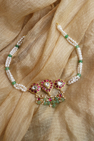 Jadau Tilak Necklace