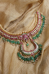 Jadau Statement Jhoola Set