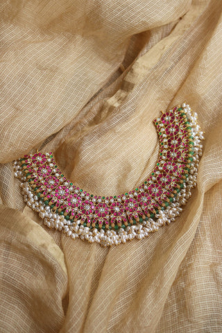 Jadau Statement Chakra Necklace