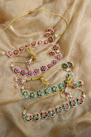Jadau Phool Choker