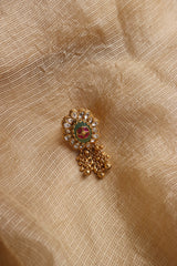 Kundan Oval Chime Finger Ring