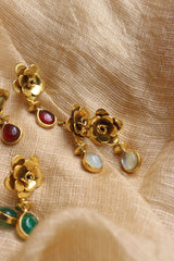 Antique Rose Drop Earrings