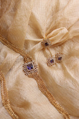 Chains AD Long Necklace Set