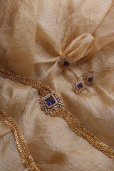 Chains AD Long Necklace Set