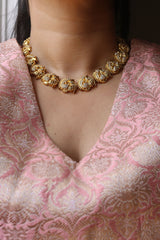 Matte AD Peacock Necklace