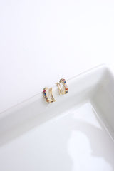 Multi Stone Little Bali Earrings