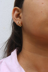Multi Stone Little Bali Earrings