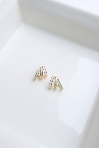 Pastel Line Studs