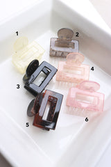 Rectangle Muted Claw Clip